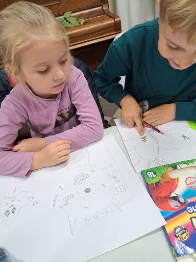 Zajęcia plastyczne 10.10.2023